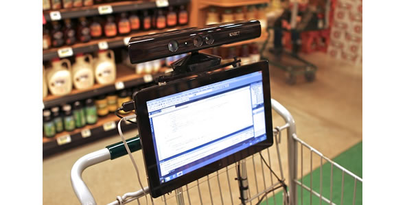 Kinect-shopping-cart