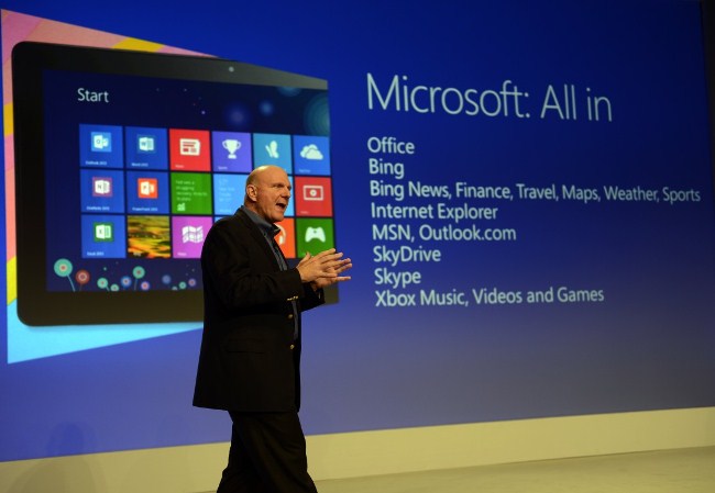 Microsoft CEO Steve Ballmer