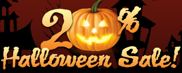 Halloween Sale 20 percent