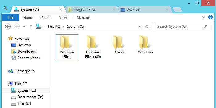 clover file explorer